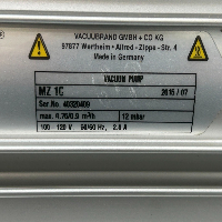 VACUUBRAND MZ 1C Chemistry Diaphragm Pump image 2